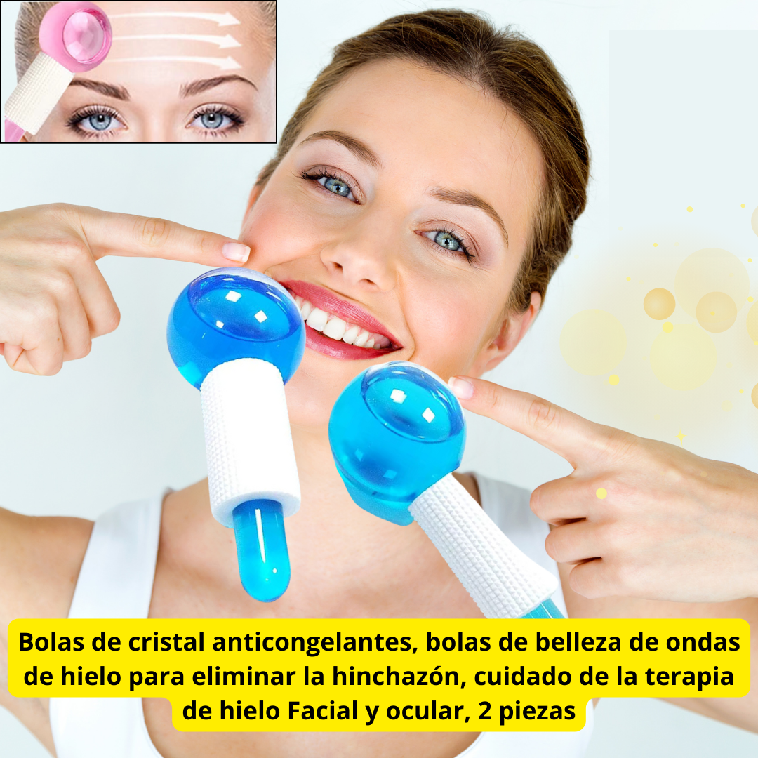 BOLAS DE REFRIGERACION, MASAJEADOR FACIAL ICE