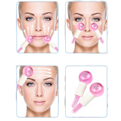 BOLAS DE REFRIGERACION, MASAJEADOR FACIAL ICE