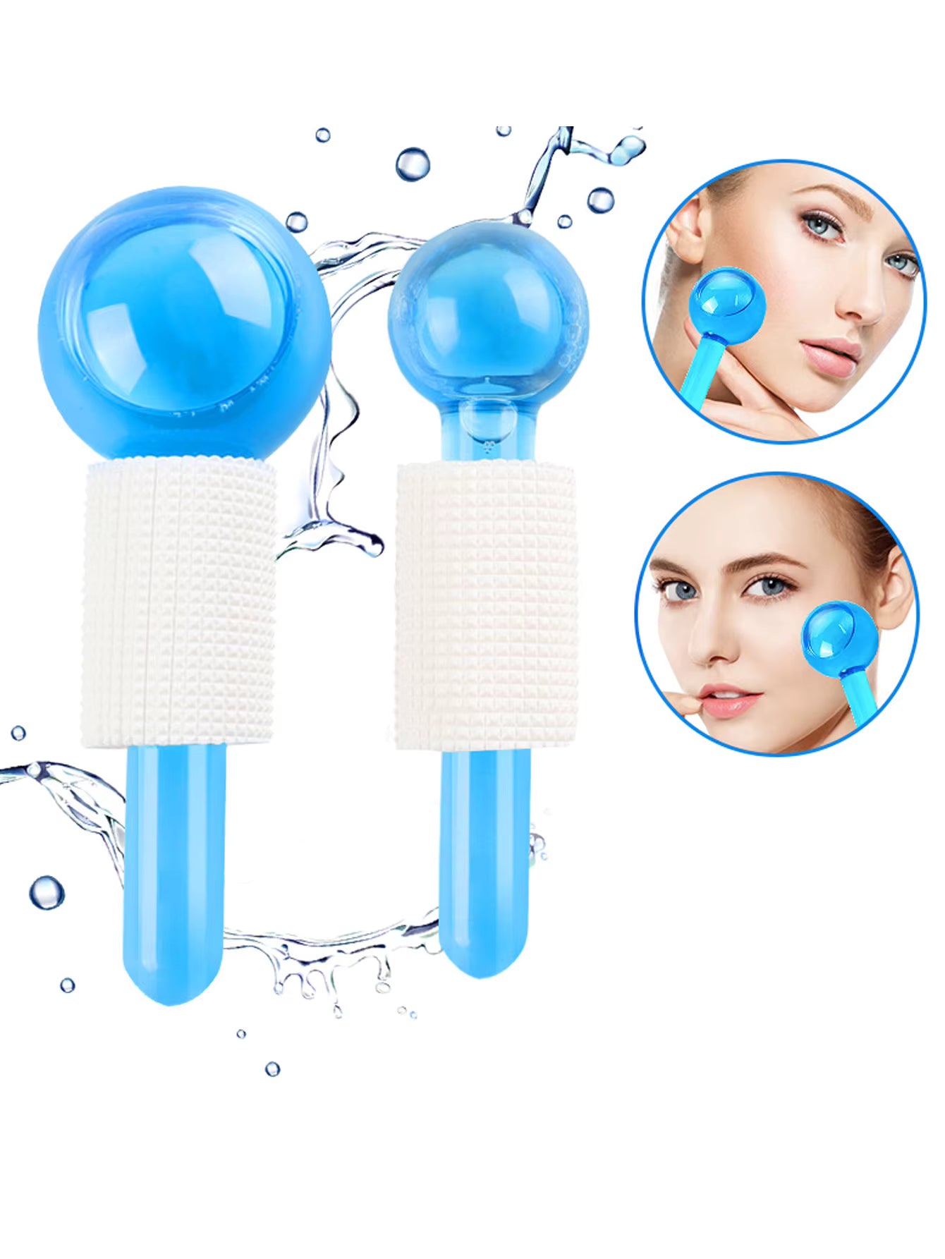 BOLAS DE REFRIGERACION, MASAJEADOR FACIAL ICE