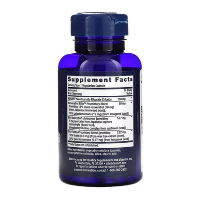 SUPLEMENTO OPTIMIZADO NAD+ Y RESVERATROL