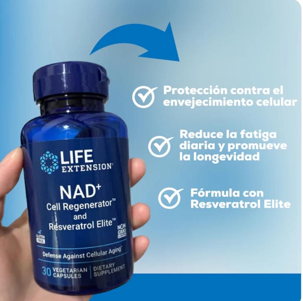 SUPLEMENTO OPTIMIZADO NAD+ Y RESVERATROL