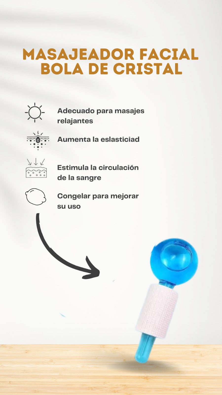BOLAS DE REFRIGERACION, MASAJEADOR FACIAL ICE
